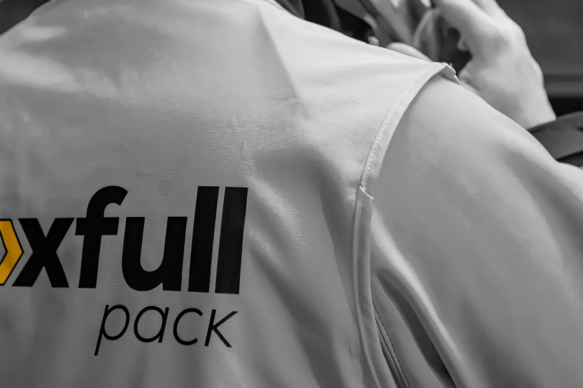 Zona de gestión de devoluciones en el almacén de Nexfull Pack